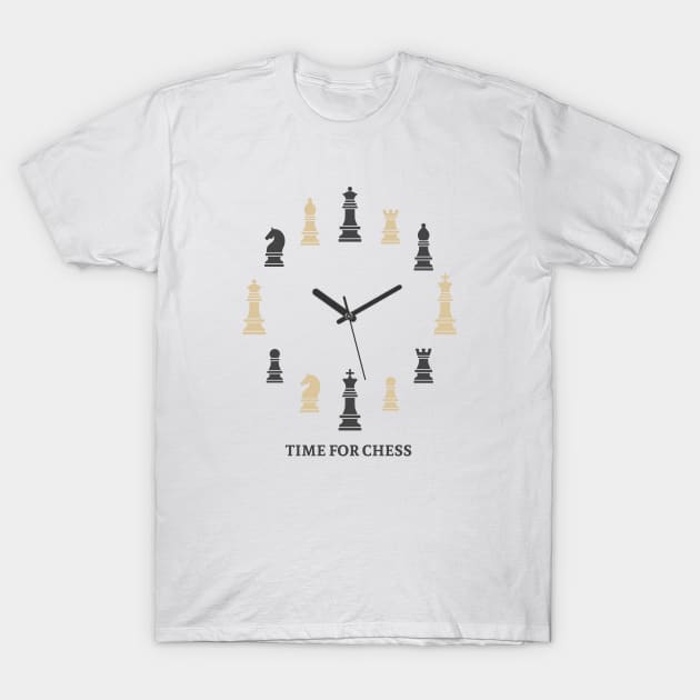 Time for Chess T-Shirt by Printadorable